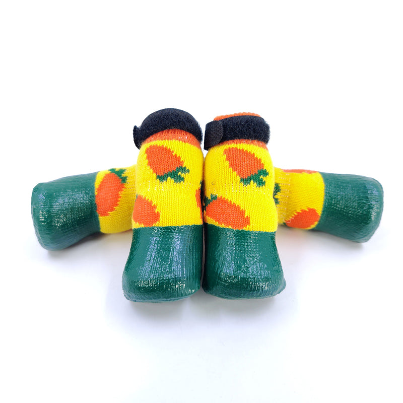 Non-Slip Dog Paw Socks – Cotton & Rubber Grip Socks