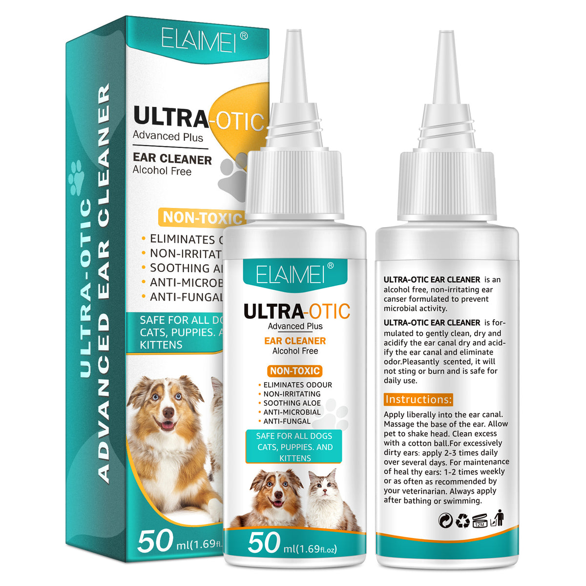 Pet Ear Cleaning Solution – 50 ml