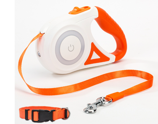 Retractable Dog Leash – Leash & Collar Options