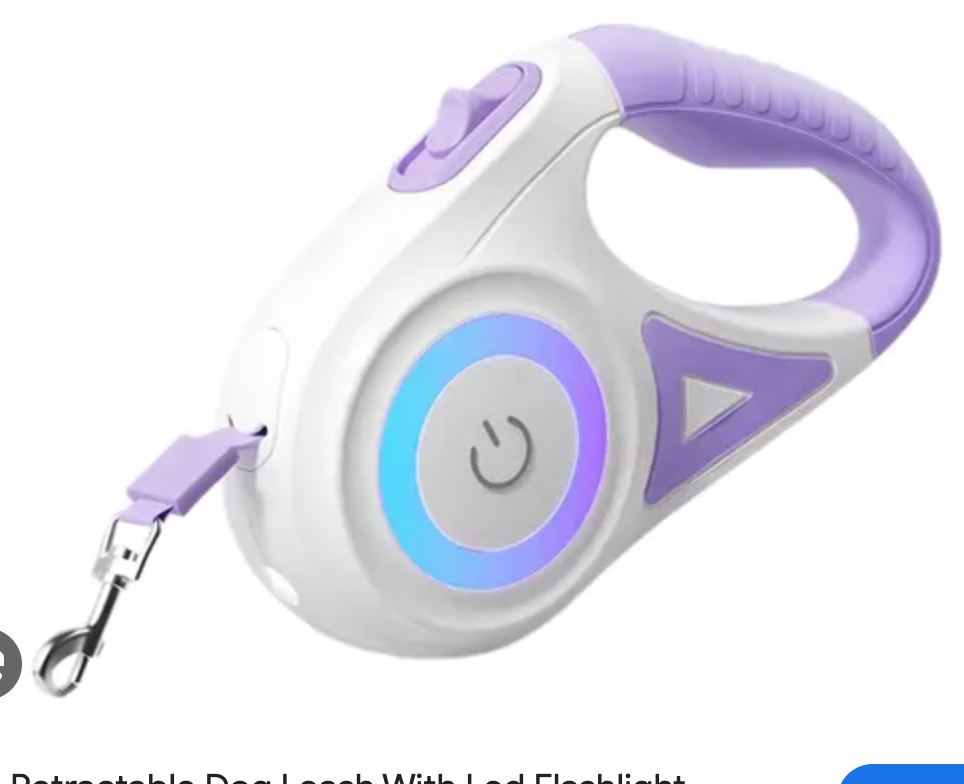 Retractable Dog Leash – Leash & Collar Options