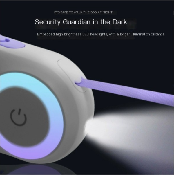 Retractable Dog Leash – Leash & Collar Options