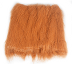 Lion Mane Dog Costume – fluffy orange lion mane costume on a white background