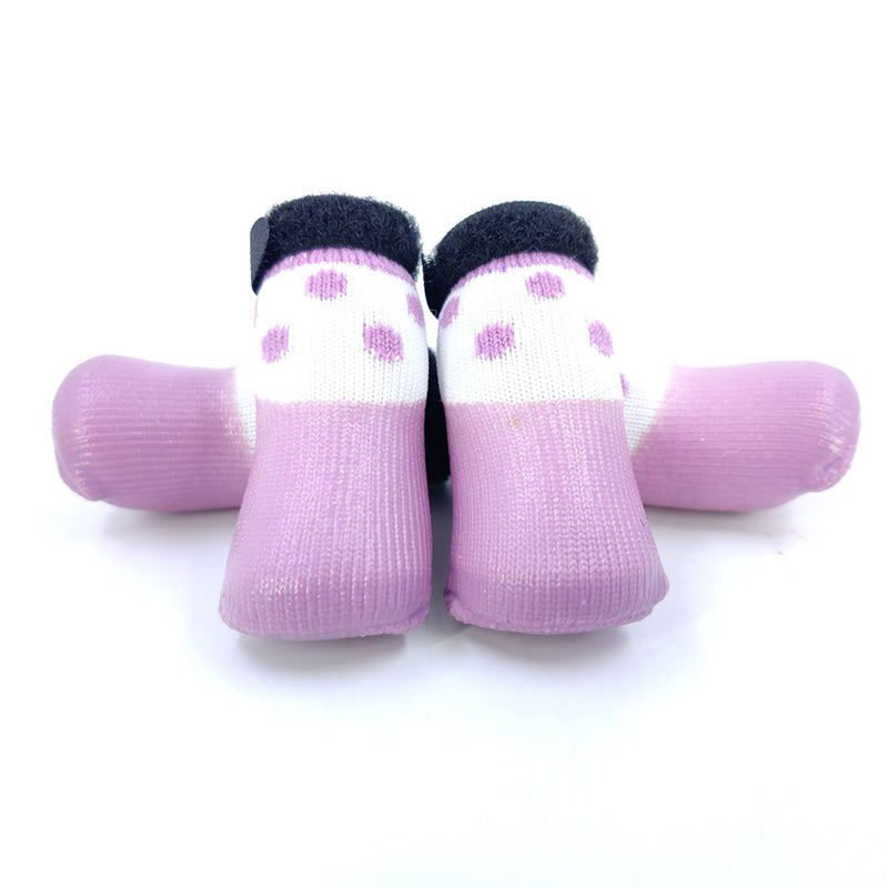Non-Slip Dog Paw Socks – Cotton & Rubber Grip Socks