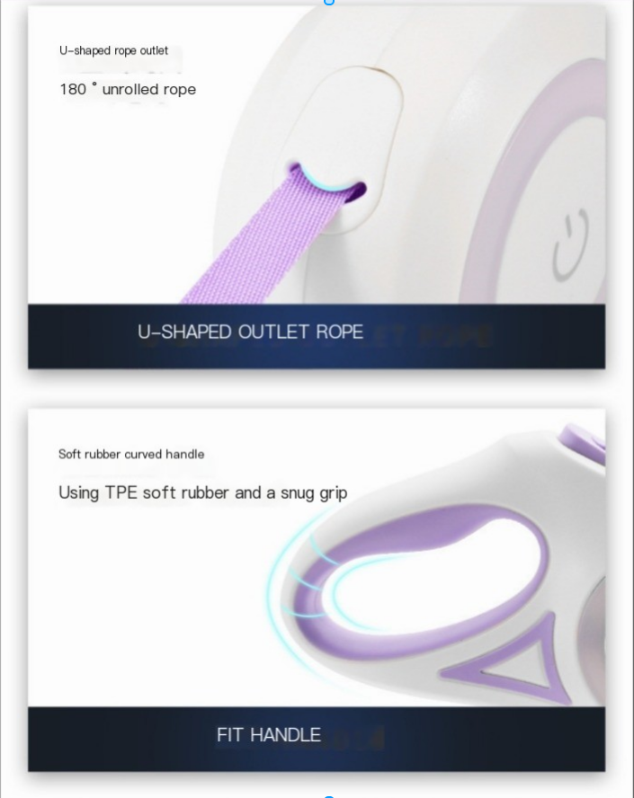 Retractable Dog Leash – Leash & Collar Options