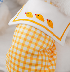 Gingham Ruffle Pet Shirt – Checkered Dog Shirt