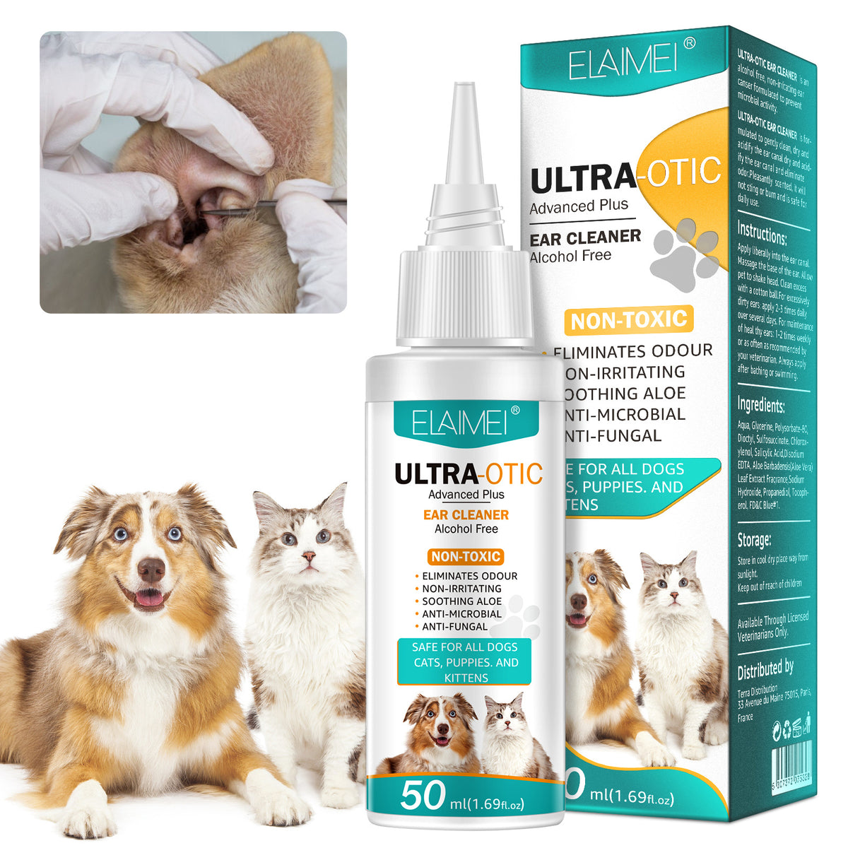 Pet Ear Cleaning Solution – 50 ml