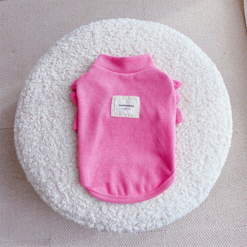 Ruffle-Sleeve Dog Sweater – Cute Knit Pullover